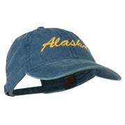 Western State Alaska Embroidered Washed Cap