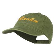 Western State Alaska Embroidered Washed Cap