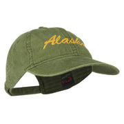 Western State Alaska Embroidered Washed Cap