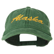 Western State Alaska Embroidered Washed Cap