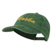 Western State Alaska Embroidered Washed Cap