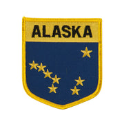 Western State Flag Embroidered Patch Shield