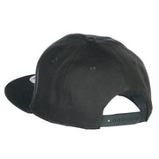 Big Diamond Embroidered Flat Bill Cap