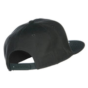 Big Diamond Embroidered Flat Bill Cap