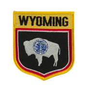 Western State Flag Embroidered Patch Shield