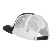 Wind Surfing Embroidered Snapback Mesh Cap