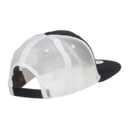 Wind Surfing Embroidered Snapback Mesh Cap