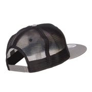 Wind Surfing Embroidered Snapback Mesh Cap