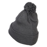 Film Crew Embroidered Pom Cuff Beanie