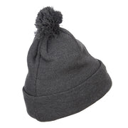 Film Crew Embroidered Pom Cuff Beanie