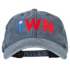 Taiwan TWN Flag Embroidered Washed Cotton Twill Cap