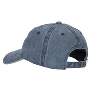 Taiwan TWN Flag Embroidered Washed Cotton Twill Cap