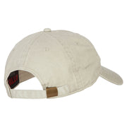 Taiwan TWN Flag Embroidered Washed Cotton Twill Cap