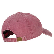 Taiwan TWN Flag Embroidered Washed Cotton Twill Cap