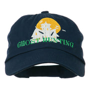 Halloween Ghost Hunting Embroidered Pet Spun Cap