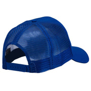 Washington State Flag Patched Mesh Cap