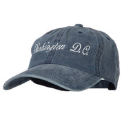 Washington D.C. Embroidered Washed Cotton Twill Cap