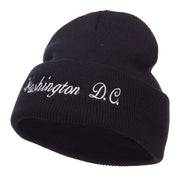 Washington DC Embroidered Long Beanie