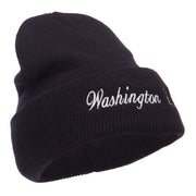 Washington DC Embroidered Long Beanie