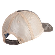 U.S. Army 36th Infantry Division Embroidered Low Profile Special Cotton Mesh Cap - Brown-Khaki OSFM