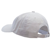 Wild Horses Embroidered Unstructured Cotton Twill Washed Cap