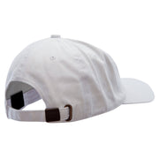 Wild Horses Embroidered Unstructured Cotton Twill Washed Cap