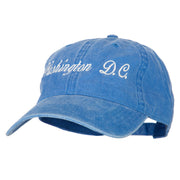 Washington D.C. Embroidered Washed Cotton Twill Cap