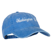 Washington D.C. Embroidered Washed Cotton Twill Cap