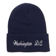 Washington DC Embroidered Long Beanie