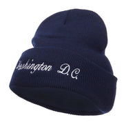 Washington DC Embroidered Long Beanie