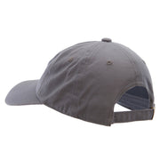 Wild Horses Embroidered Unstructured Cotton Twill Washed Cap