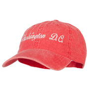 Washington D.C. Embroidered Washed Cotton Twill Cap