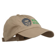 Halloween Monster Hunting Embroidered Washed Cap