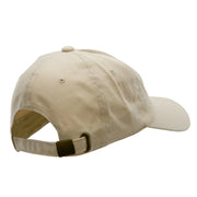 Wild Horses Embroidered Unstructured Cotton Twill Washed Cap