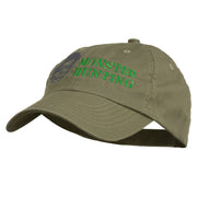 Halloween Monster Hunting Embroidered Washed Cap