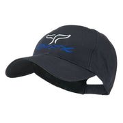 Whale Tail Outline Embroidered Cap