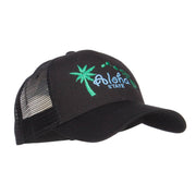 Hawaii Aloha State Embroidered Trucker Cap