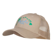 Hawaii Aloha State Embroidered Trucker Cap