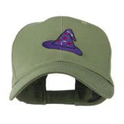 Halloween Wizard Hat Embroidered Cap