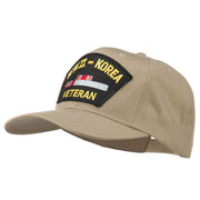 WWII Korean Veteran Patched Cotton Twill Cap