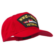 WWII Korean Veteran Patched Cotton Twill Cap