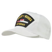 WWII Korean Veteran Patched Cotton Twill Cap