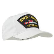 WWII Korean Veteran Patched Cotton Twill Cap