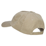 Pomeranian Embroidered Washed Cotton Twill Cap