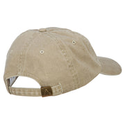 Pomeranian Embroidered Washed Cotton Twill Cap