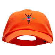 Finish Line Embroidered Low Profile Dyed Cotton Twill Cap - Orange OSFM