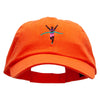 Finish Line Embroidered Low Profile Dyed Cotton Twill Cap - Orange OSFM