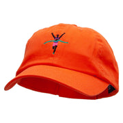 Finish Line Embroidered Low Profile Dyed Cotton Twill Cap - Orange OSFM