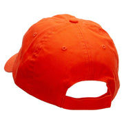 Finish Line Embroidered Low Profile Dyed Cotton Twill Cap - Orange OSFM