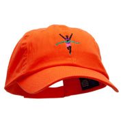 Finish Line Embroidered Low Profile Dyed Cotton Twill Cap - Orange OSFM